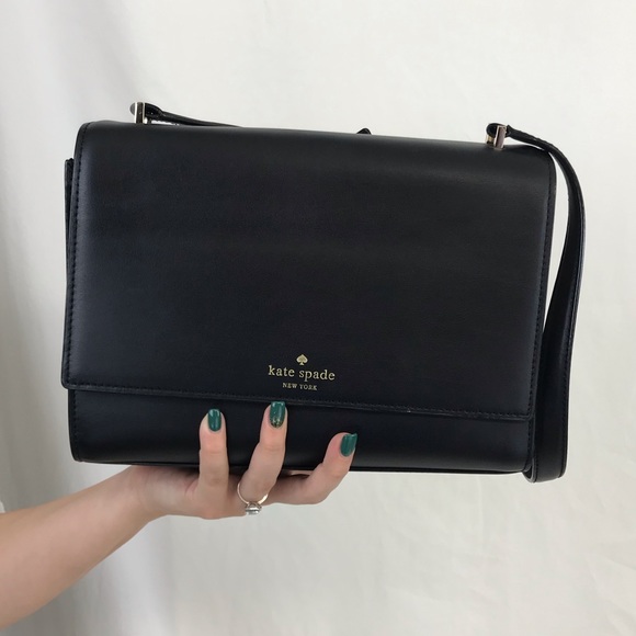 Kate Spade Leather Flap Shoulder Bag - Picture 1 of 7
